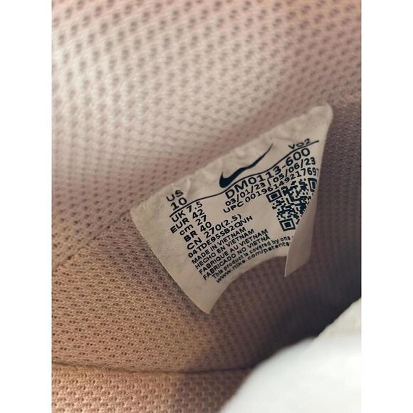 Nike Court Vision Alta Women's Shoes US 10 Tan/Pink Platform Sneakers - Picture 11 of 13